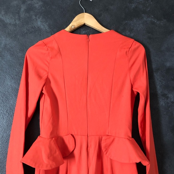 vintage tangerine longsleeve jumpsuit - Picture 6 of 6